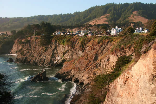 mendocino coast vacation elk california on highway one