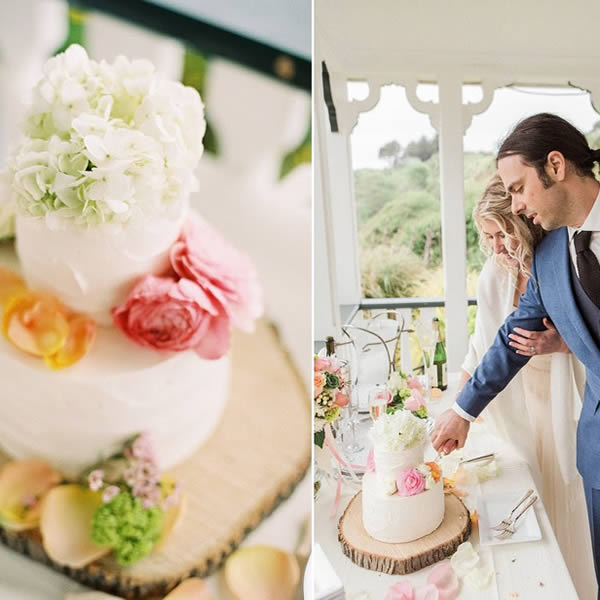 northern california coast weddings romantic cake